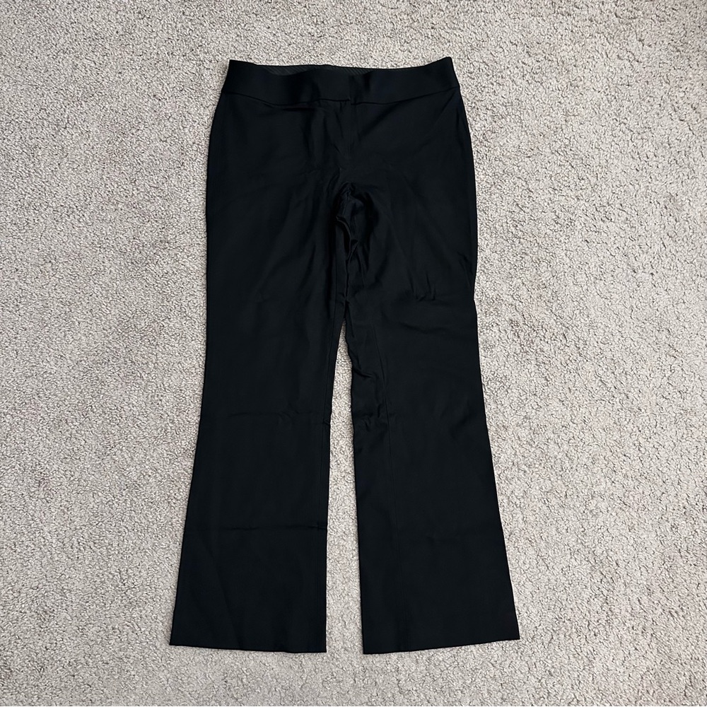 Ann Taylor Loft Petites Julie Boot Cut Black Trouser Pants Womens 8P